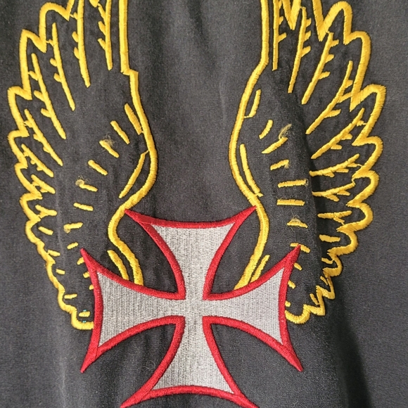 Johnny Suede Embroidered Cross Shirt - Picture 4 of 9